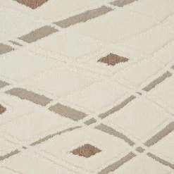 Harlow Rug - Ivory/Brown