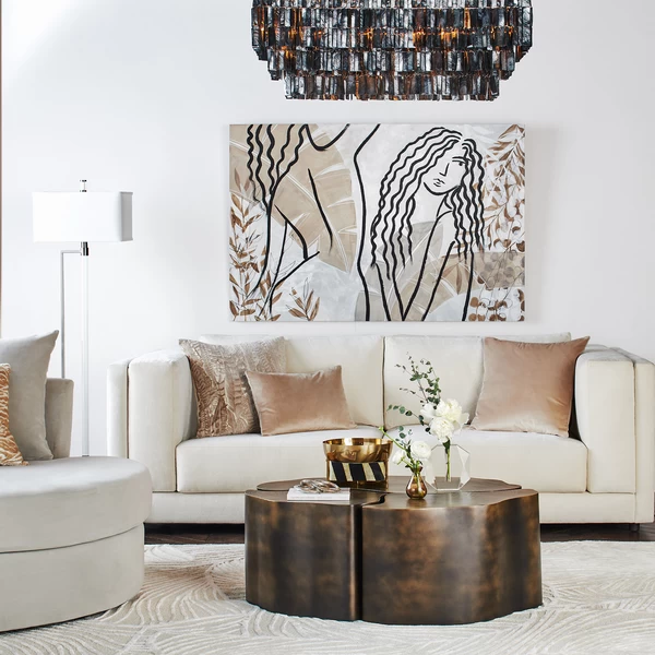 Palm Rug - Ivory 7 Palm Rug - Ivory - Image 5