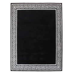 Greek Key Rug - Black/Ivory -Upholstery Shop webimage 044724254 044724255 044724256 SIL