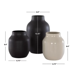 Rayann Vase - Set Of 3 -Upholstery Shop webimage 120999098 DIM