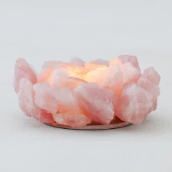 Rose Quartz Tealight 12 Rose Quartz Tealight -Upholstery Shop webimage 146106176 ALT3