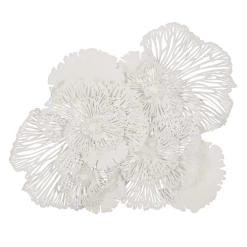 Flower Wall Decor - White