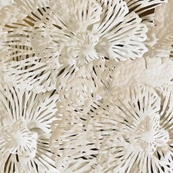 Flower Wall Decor - White -Upholstery Shop webimage 162135953 6 jpg