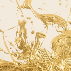 Wisp Wall Tile - Gold/White -Upholstery Shop webimage 162152274 4 jpg