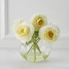 Ranunculus In Glass - White -Upholstery Shop webimage 168126063 jpg 1