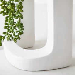 Nikki Chu - Pink Orchid In White Vase -Upholstery Shop webimage 168247451 DTL2