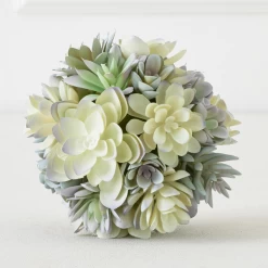 Faux Succulent Sphere -Upholstery Shop webimage 207191139 ALT