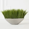 Faux Grass In Silver Pot -Upholstery Shop webimage 207540972