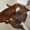Augusto Hair On Cowhide Rug - Medium Brown 1 Augusto Hair On Cowhide Rug - Medium Brown -Upholstery Shop webimage 620002652 jpg
