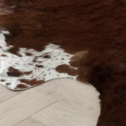 Augusto Hair On Cowhide Rug - Dark Brown -Upholstery Shop webimage 620002653 2 jpg