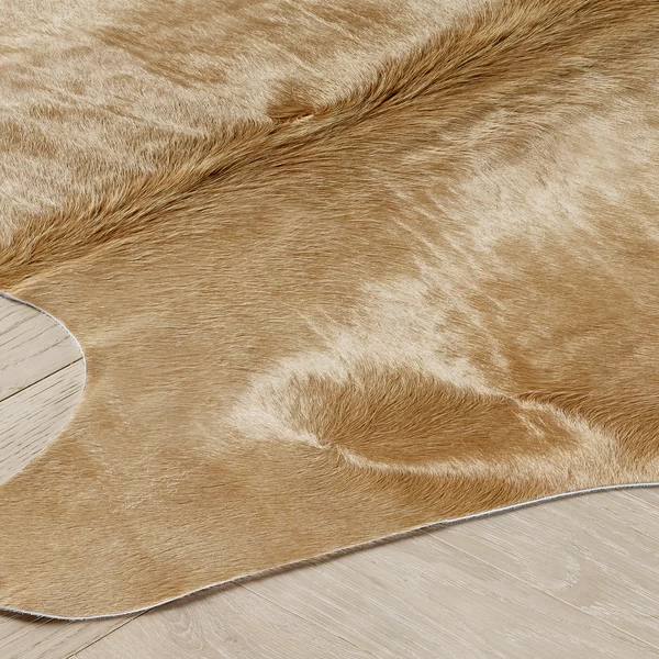 Anton Hair On Cowhide Rug - Tan 5 Anton Hair On Cowhide Rug - Tan - Image 3