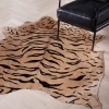 Miguel Hair On Cowhide Rug - Tan/Black -Upholstery Shop webimage 620009735 jpg