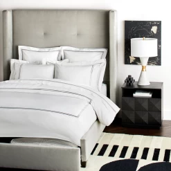 Ellery Rug - Black/Ivory -Upholstery Shop webimage 620037367 rv1 jpg