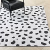 Nahla Rug - White/Black -Upholstery Shop webimage 620085042 620085043 620085044