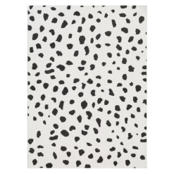Nahla Rug - White/Black -Upholstery Shop webimage 620085042 jpg
