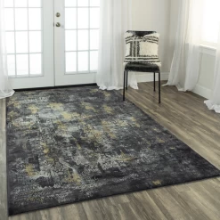 2'7" X 9'6" Prosperous Rug - Grey -Upholstery Shop webimage 620152793 RV 1