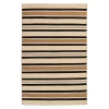 Variagated Stripe Outdoor Rug - Black