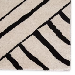 Nikki Chu - Miley Rug - Ivory/Black -Upholstery Shop webimage 620347861 2 jpg