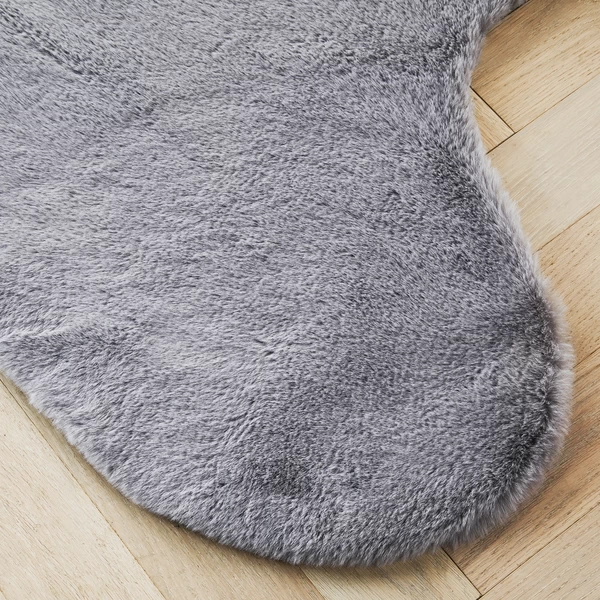 Lapin Animal Shaped Rug - Grey 4 Lapin Animal Shaped Rug - Grey - Image 2
