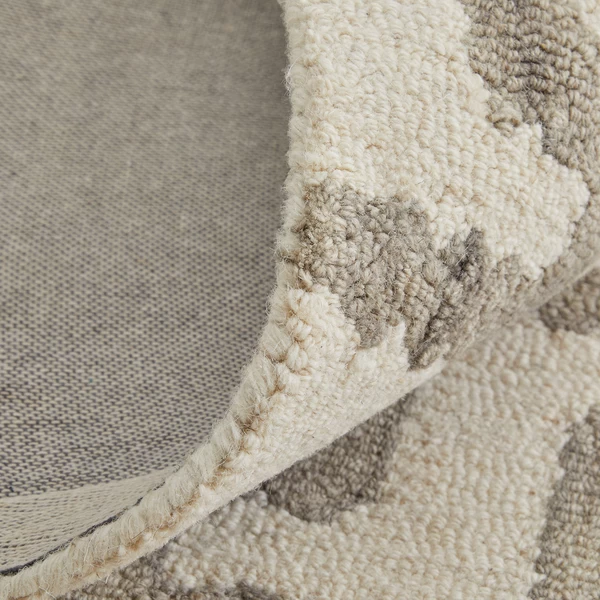 Jacqueline Rug - Ivory/Grey 4 Jacqueline Rug - Ivory/Grey - Image 2