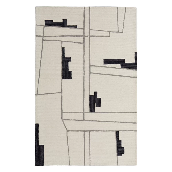 Maggie Rug - Ivory/Black 3 Maggie Rug - Ivory/Black