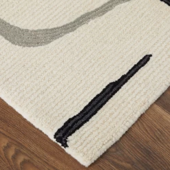 Dillion Rug - Ivory/Black 7 Dillion Rug - Ivory/Black -Upholstery Shop webimage 620614391 DTL2