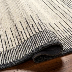 Zoey Rug - Beige/Black -Upholstery Shop webimage 620718885 DTL2