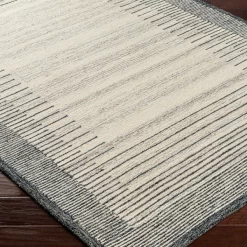 Zoey Rug - Beige/Black -Upholstery Shop webimage 620718885 DTL4