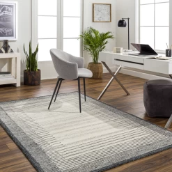 Zoey Rug - Beige/Black -Upholstery Shop webimage 620718885 RV