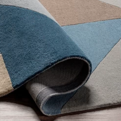 Issac Rug - Navy/Grey 11 Issac Rug - Navy/Grey -Upholstery Shop webimage 620718894 DTL2