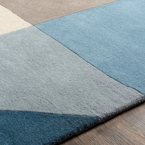 Issac Rug - Navy/Grey 6 Issac Rug - Navy/Grey - Image 4