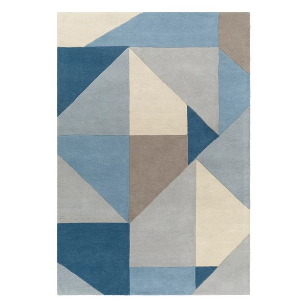 Issac Rug - Navy/Grey 3 Issac Rug - Navy/Grey