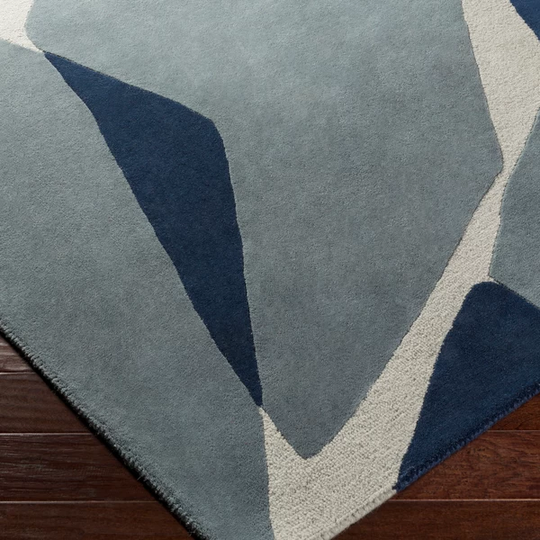 Tranquil Rug - Navy/Grey 4 Tranquil Rug - Navy/Grey - Image 2