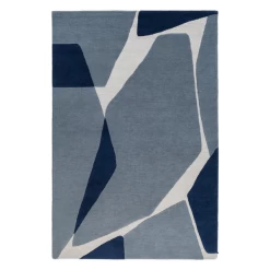Tranquil Rug - Navy/Grey